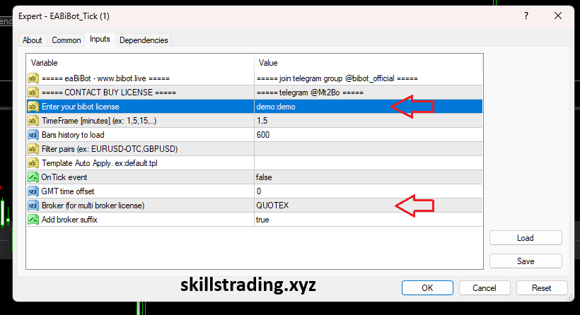 Enter Your Otc License key